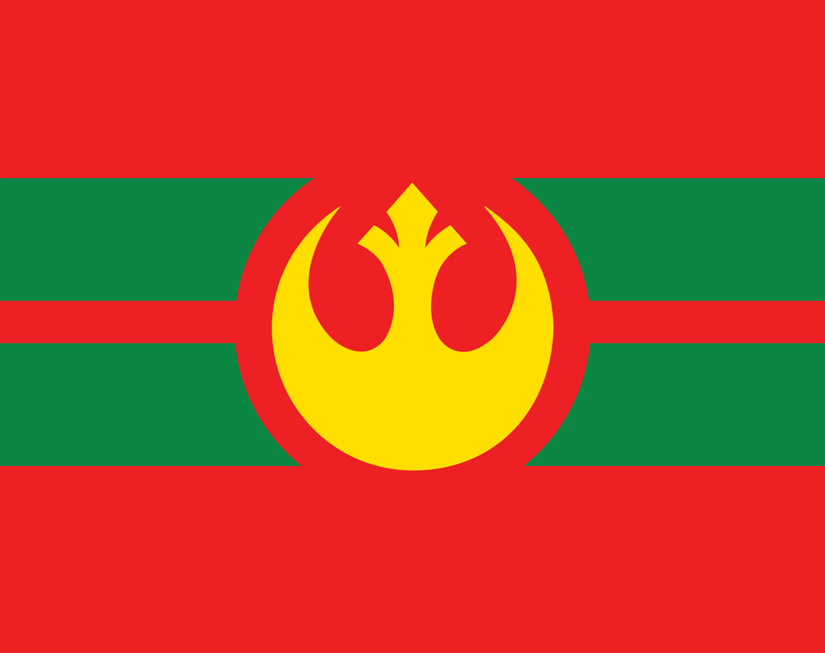 FlagsMashupBot's tweet photo. Special edition 

Rebel Alliance
+
Kingdom of Abemama
=
Rebel of Abemama: https://t.co/uPl5sbG0lC