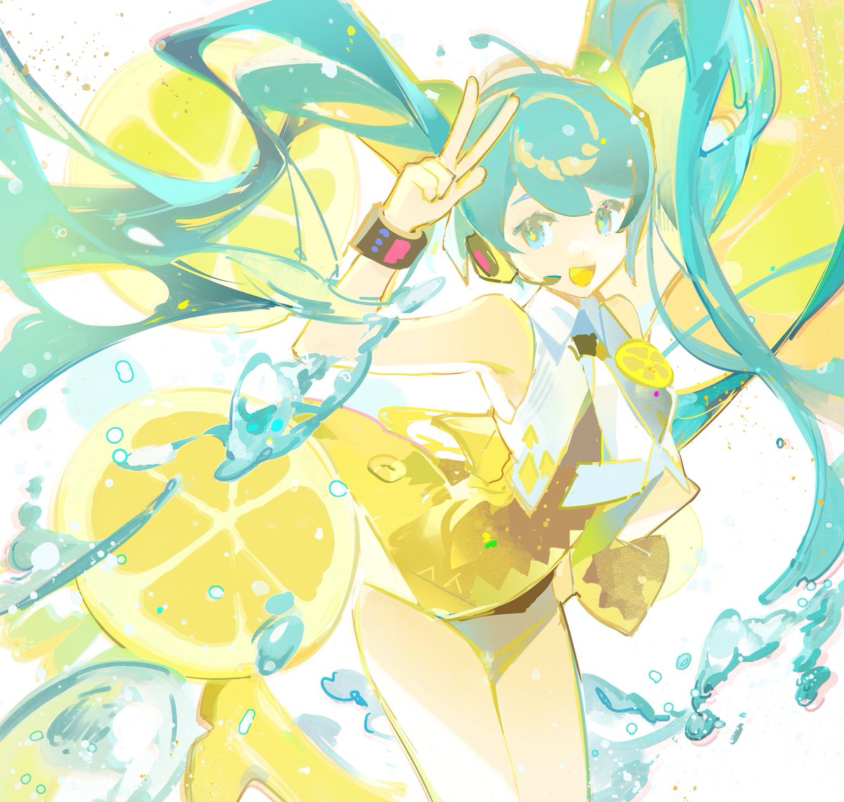 Me_Kusuri's tweet photo. 過去作　Yellow
#初音ミクㅤㅤ https://t.co/ItE4J423oY