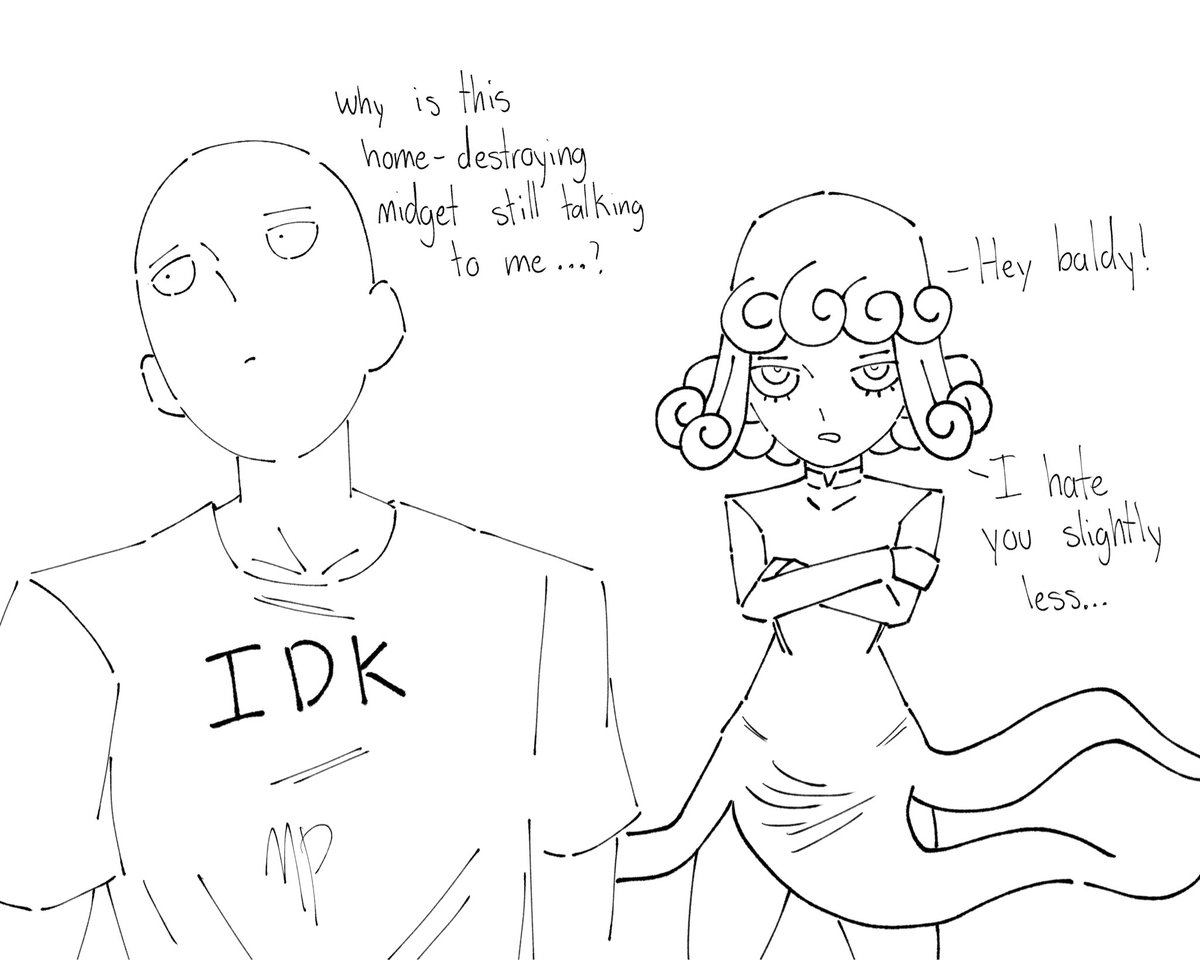MichellaneosP1's tweet photo. Manga, yeah I can see it

Webcomic, I literally cannot even imagine it in my head so, this is my interpretation or something lmao #opm https://t.co/qN9WcWXplY