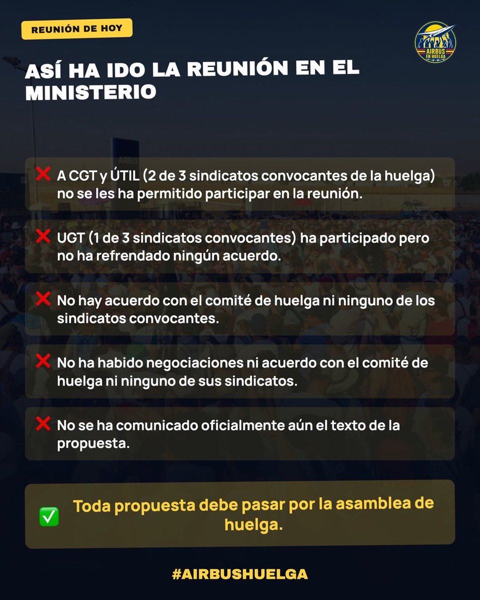 1_Deportivo's tweet photo. @M_ACamacho #airbushuelga un gobierno que deja fuera a dos sindicatos del comité de huelga UTIL y CGT no es un gobierno progresista #enfadadoaconairbus #enfadadosconelgobierno exafiliado de #CCOO esperando la denuncia a un ministro cómplice de la vulneración al derecho de huelga. https://t.co/OBapvaPHk8