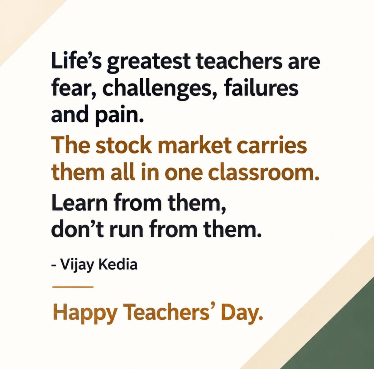 tradeworrior's tweet photo. Happy Teacher's Day https://t.co/WOlUf7pD7c