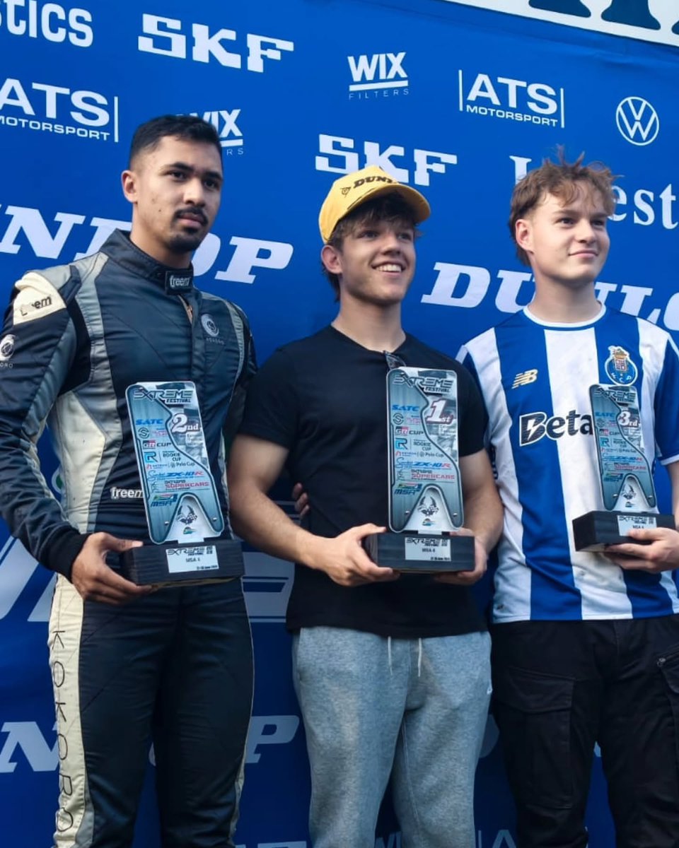 SharanPost8x's tweet photo. What a weekend for Corsa Dei Gemelli at the Extreme Festival at Aldo Scribante Raceway! Mikel Bezuidenhout P1, FF Kent–John-Henri Vaughan P4, Wianko Fourie P13. Proud of our drivers, crew, sponsors, and supporters! https://t.co/5jt58VYWPp