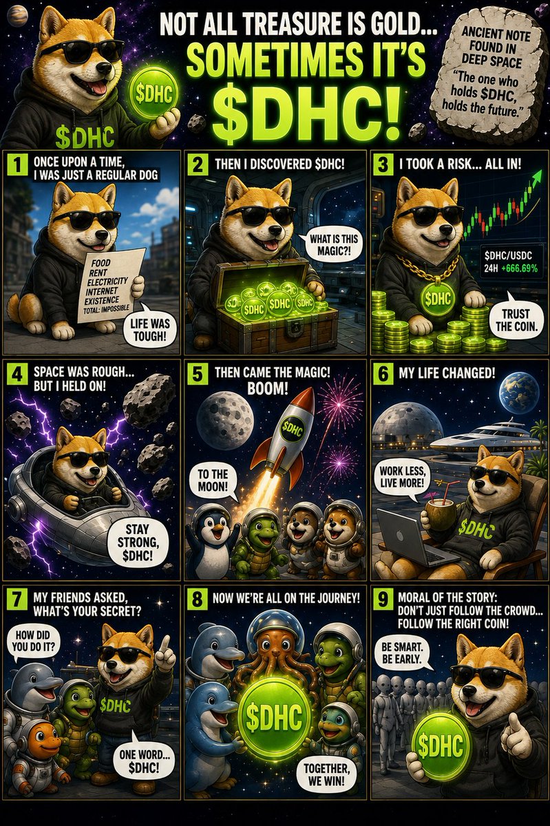 Mapasoga362811's tweet photo. "We've proven it in 1 year. We've been legends in 10 years. $DHC TO THE MOON 🚀"
"FUD comes and goes. $DHC remains standing. Because we're a community, not followers."
"Red today is mental training. Green tomorrow Party with the community." @hugh_stiel
#DHCONSOLANA #DHC #BABYDHC https://t.co/zn2qRQGeNe