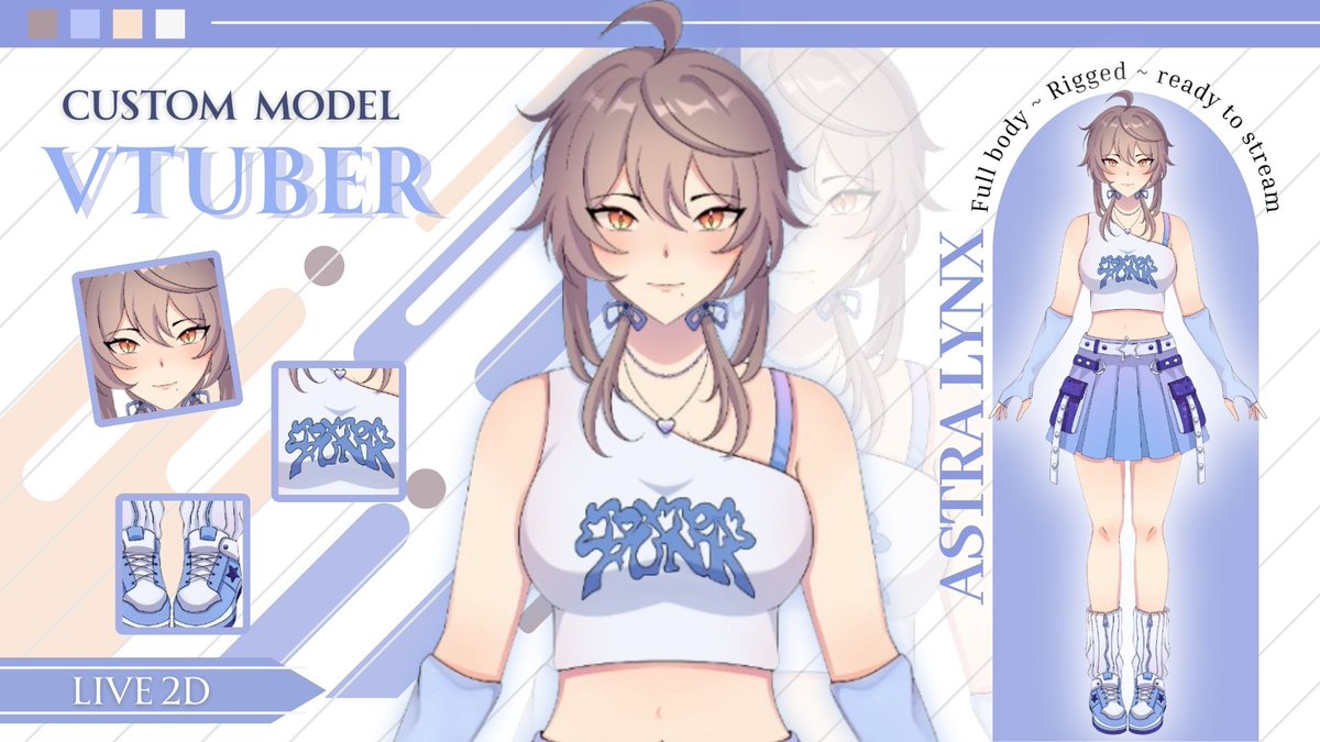 lunaraechan's tweet photo. LIVE2D COMMISSIONS OPENNN!! 
Got an OC you wanna turn into a VTuber?
LET ME BRING THEM TO LIFE!!

Cute art + smooth rigging, all made with loveee 💗Thinking about becoming a VTuber? COME TALK TO ME!! My slots are open 💌

#Vtuber #Live2D #Live2DCommission #ArtCommission https://t.co/LH2ei9vClT