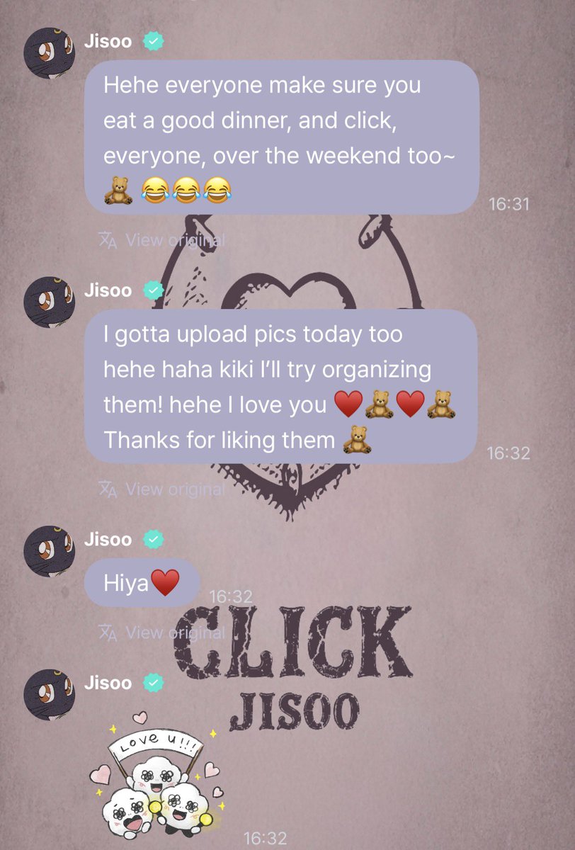 yk2aii's tweet photo. Jisoo reminded everyone to eat a good dinner and enjoy the weekend. She also said she’ll try to organize and upload her photos, thanking everyone for liking them. 🥹🤍 https://t.co/dQTNzQuZYU