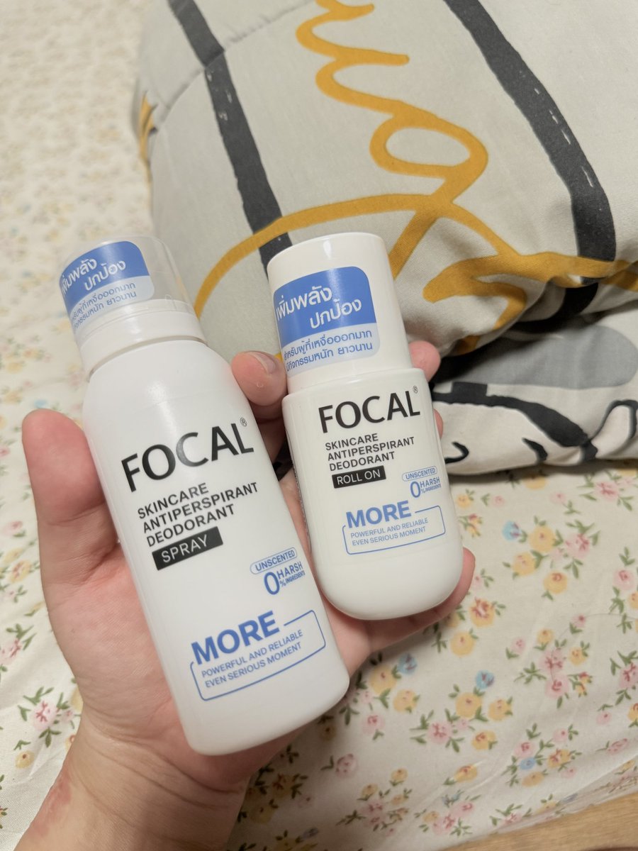 OrikoYui's tweet photo. @iseeuasalighter ถ้าเป็นโรออนเราแนะนำแบรนด์ focal เลยค่ะ ระงับกลิ่นเอาอยู่จริงๆ สีที่เราใช้เหมาะกับสายสปอร์ต เราเหงื่อเยอะต้องตัวนี้จริง ไม่มีแอลกอฮอล์ที่ทำให้รักแร้ดำ เสื้อไม่เหลืองเป็นคราบด้วยค่ะ

https://t.co/vFZLqmOOuy https://t.co/jG3kNYM4jV