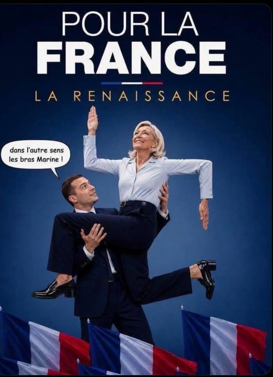 Smartdrons's tweet photo. @J_Bardella @Nigel_Farage @reformparty_uk Know this English friends That @J_Bardella moron belongs to RN the far right party in France
The leader @MLP_officiel was condemned in court for Misappropriation of Public Funds by the European Parliament for 4 Millions € and himself is facing to prosecution for same accusations https://t.co/6Fth0GFAFR