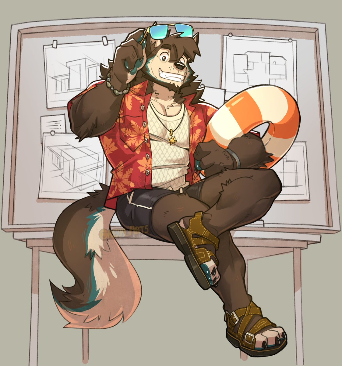 FNorth0421's tweet photo. "Summer never truely ends"
Amazing piece i just recived by @greyy_arts go check them out! https://t.co/i1bhhzTRYv
