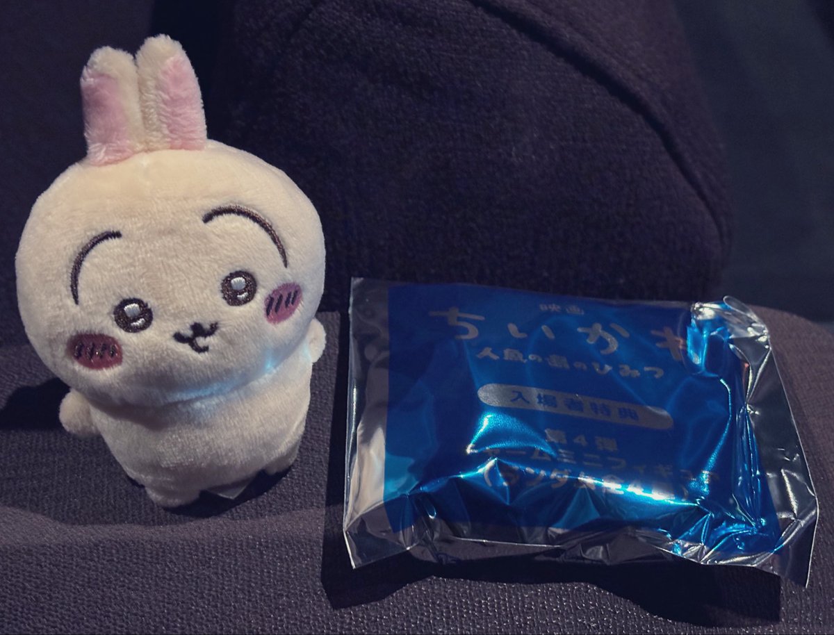 bbclm65723's tweet photo. ぬい活ヘタクソ選手権！

このうさぎ
おすわりぬいぐるみという名だけど
座ってないよ…なっ！←ムリヤリ

#映画ちいかわ https://t.co/MWEqxXUFKQ