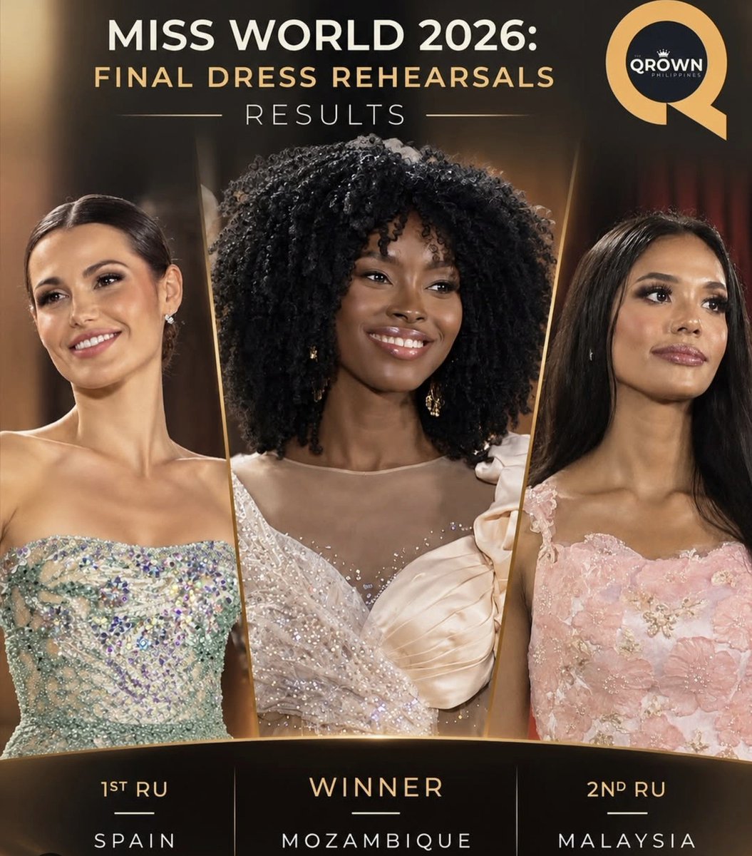 ElleIesseE's tweet photo. A final do Miss World 2026  é hoje e será transmitida no canal Maningue Magic pelas 14h. 
Good luck to our beautiful Arcénia 🇲🇿❤️ https://t.co/uxxFQyFWQd