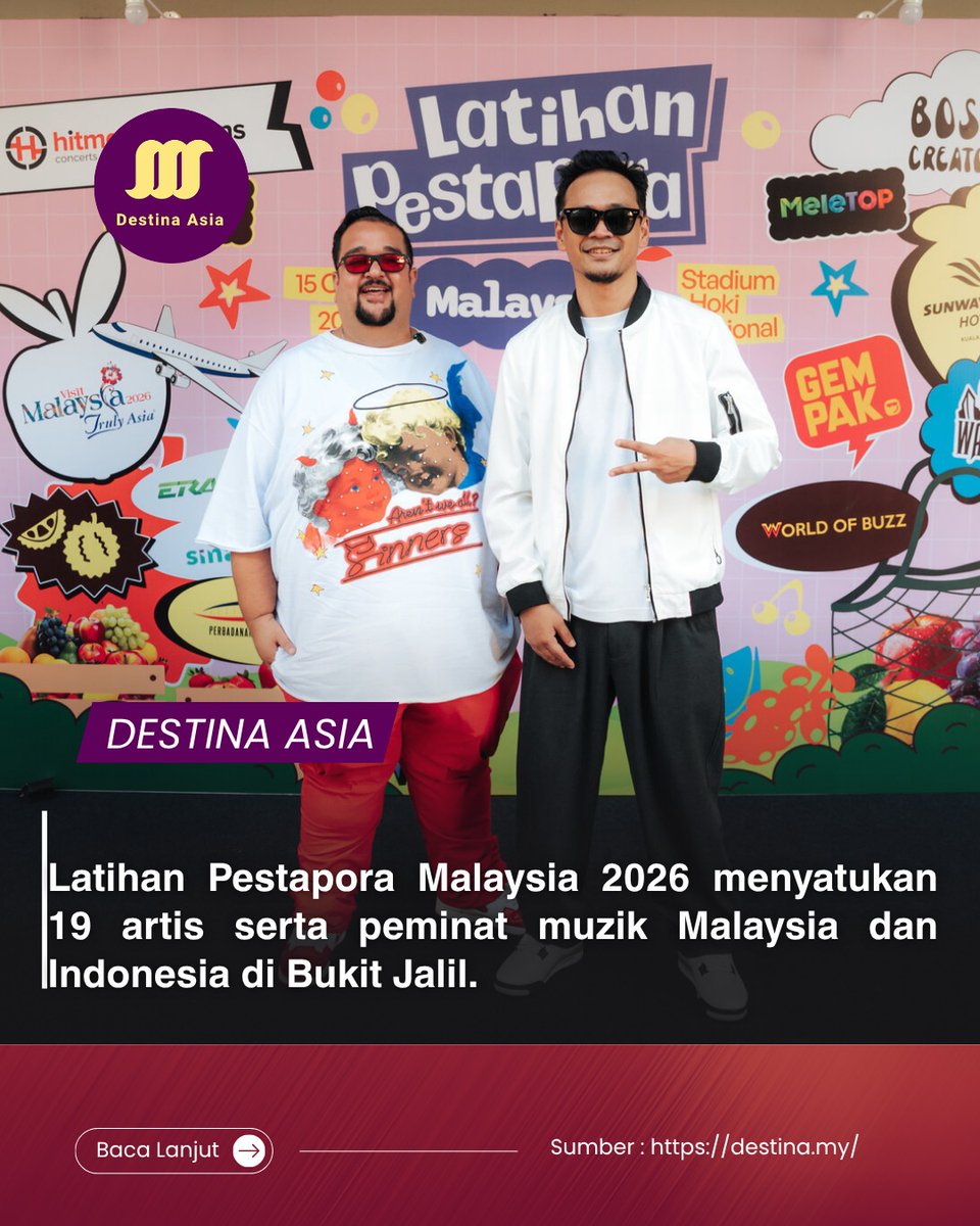 MichelBrisjd7's tweet photo. Pestapora Malaysia 2026 concluded after 12 vibrant hours at Bukit Jalil National Hockey Stadium, featuring 19 Malaysian and Indonesian artists across pop, rock, indie, ska, R&amp;B and nostalgic music. Last Child’s Malaysian debut and three https://t.co/iGFY39S1gO