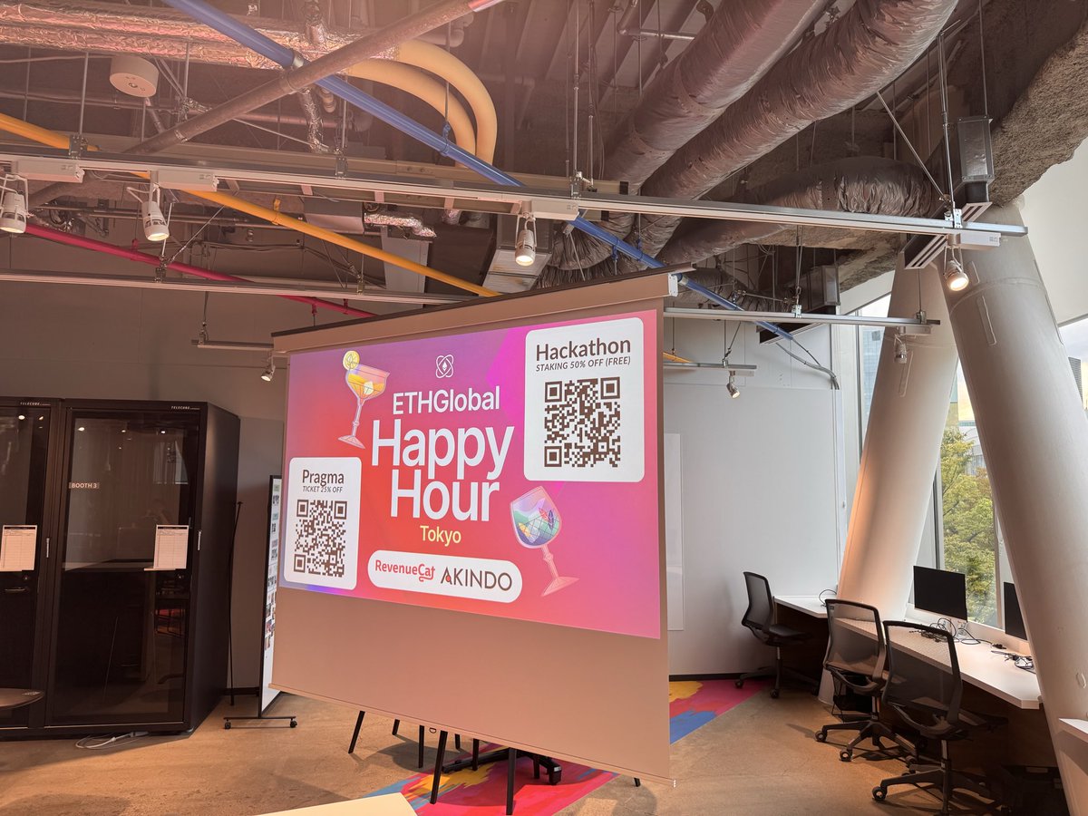 0xjiajun's tweet photo. Coming for ETHGlobal Happy Hour Tokyo with AKINDO @akindo_io @RevenueCat https://t.co/zLu9VqZp7M