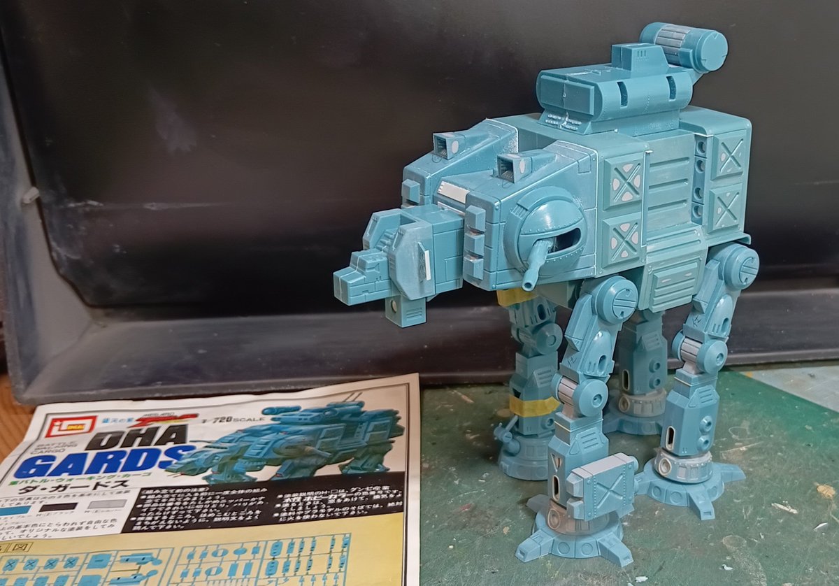 pokka_moto's tweet photo. イマイ1/720「ダ・ガードス」製作。
プロポーション変更等はせず、ひたすらパーツの粗い部分等を処理します。
ディテールにまたがっている合わせ目もあるので意外と大変。でも「俺今ダ・ガードス作ってるぜ⋯！」という気分になれて最高です。
#銀河の鷲メガロ・ザマック
#酒餅16文キック https://t.co/g9gk8PJlaD