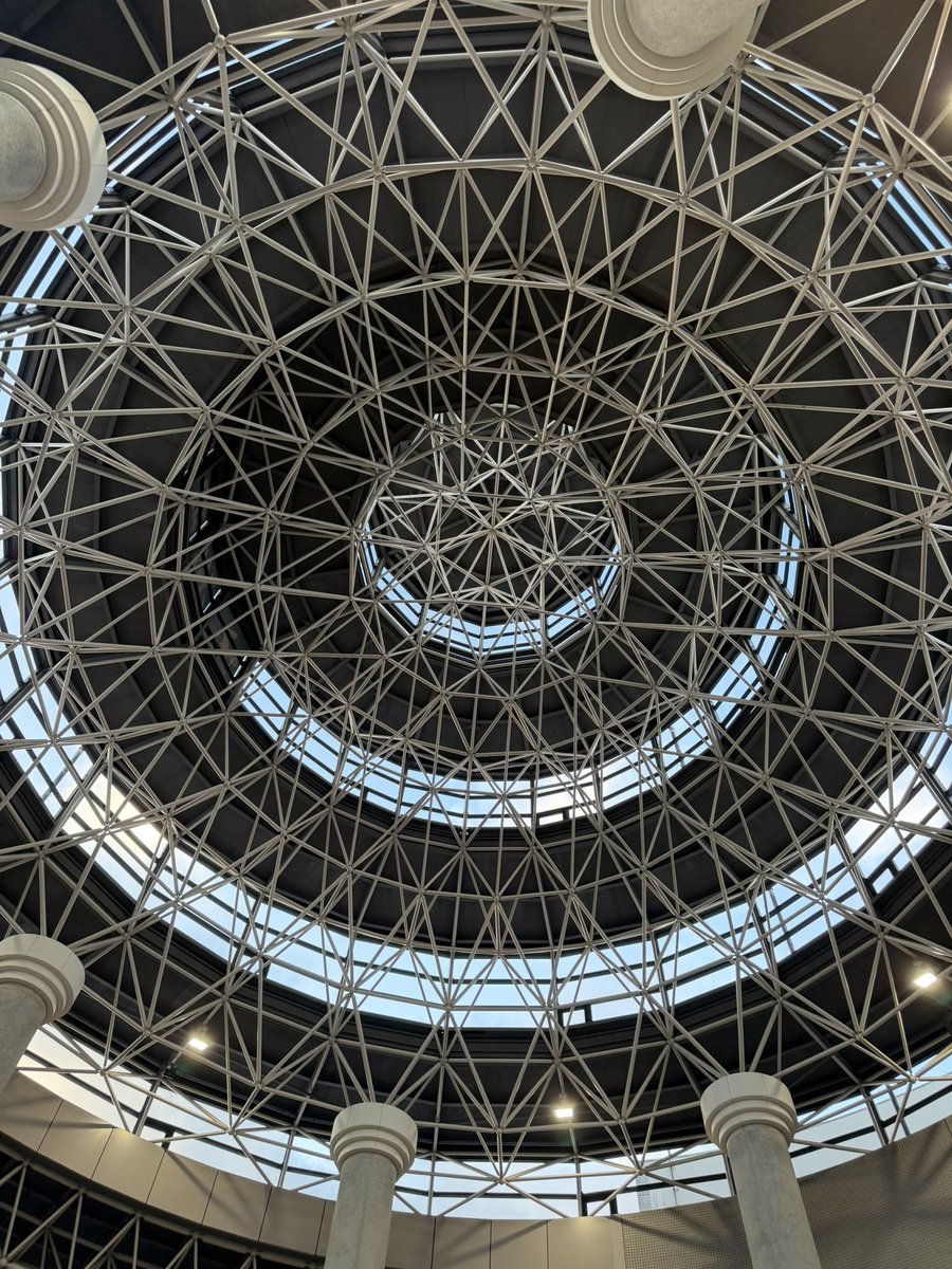 dai92saunaa's tweet photo. 温泉、サウナ入ってきた🤩✨️
サウナはじっくり2セット
気持ちよかったナ 
ホールの天井 凄い作りだねー🙄 https://t.co/z2Oscgbnsv