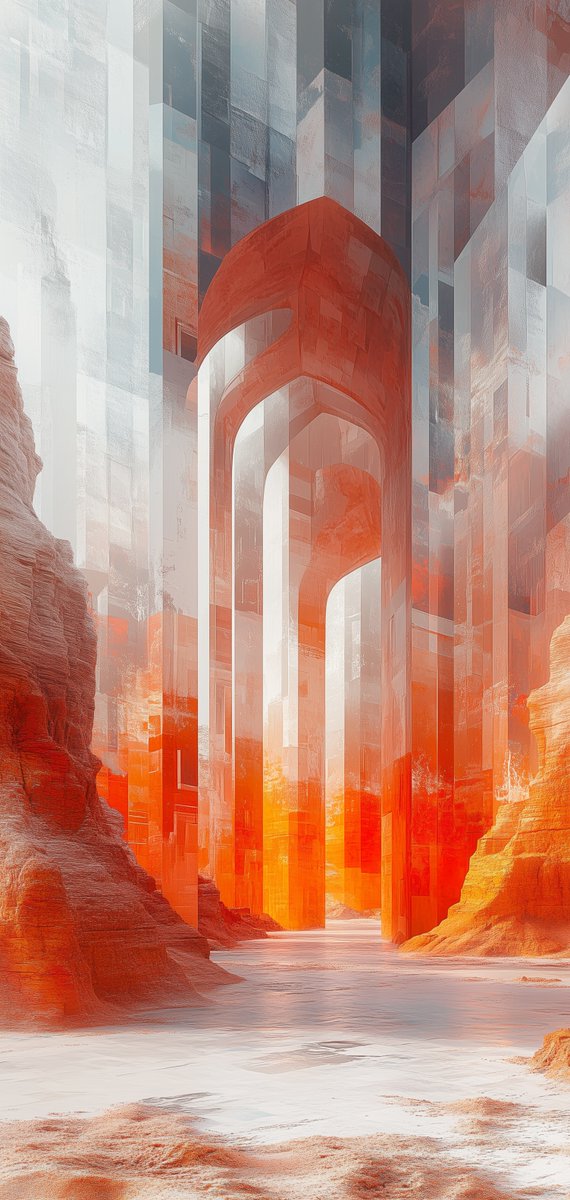 frottage_app's tweet photo. liquid time, sand, illustration, fantastic geometric forest
#wallpaper #GenAI #AI https://t.co/qdU54iZ2i6