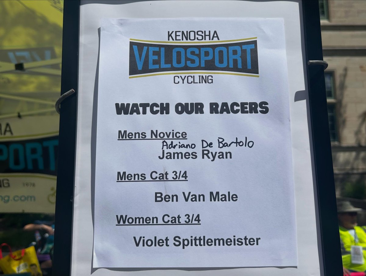 FannyStancjdzb's tweet photo. Thank you to everyone who came to Kenosha and made this happen! It was great to host the Tour of America’s Dairyland again and have Mayor Bogdala join the community ride with the kids. https://t.co/AewKPTRDG5