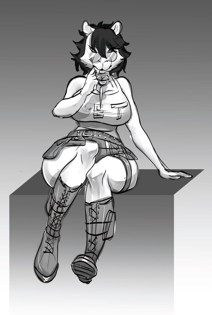 DysaniaAtNight's tweet photo. Goth capybara baddie for @DragonPotion_H 👀
#furry #furryart #sexy https://t.co/eO9XZoOzgs