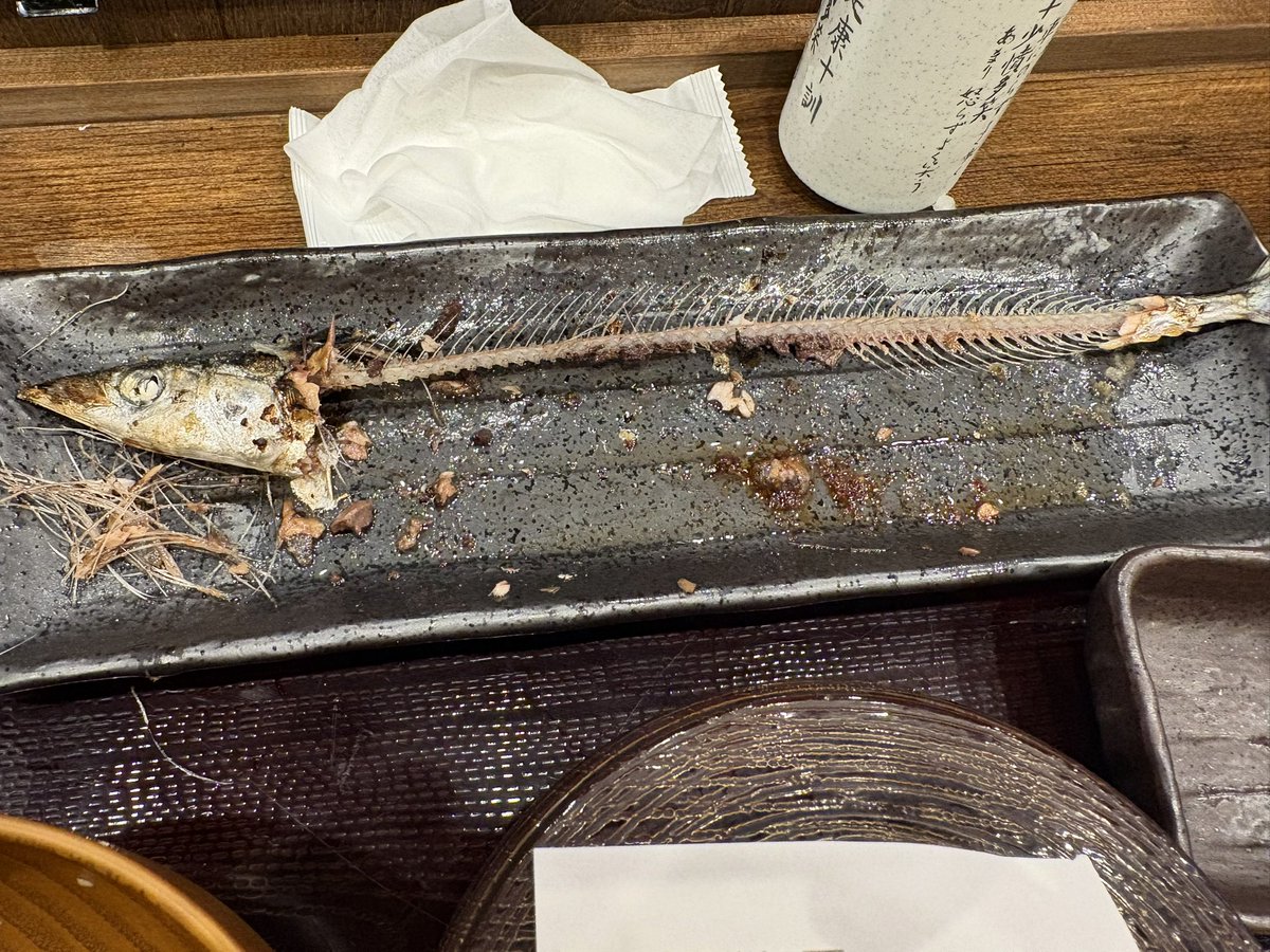CB_Martin's tweet photo. しんぱち食堂でサンマ食す。 https://t.co/vY1ASBZMaw