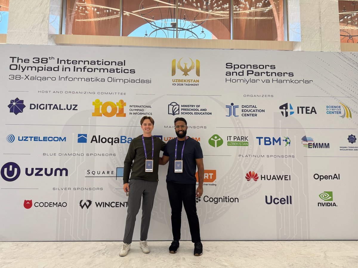 AlekFicek's tweet photo. Really excited to announce that at IOI 2026, our model surpassed gold and for the first time on an IOI problem set, the highest human score!

Special thanks to the IOI Technical Committee for helping us run our benchmark and making our team feel welcome. More details below! 👇 https://t.co/1EpVjJFQ9s