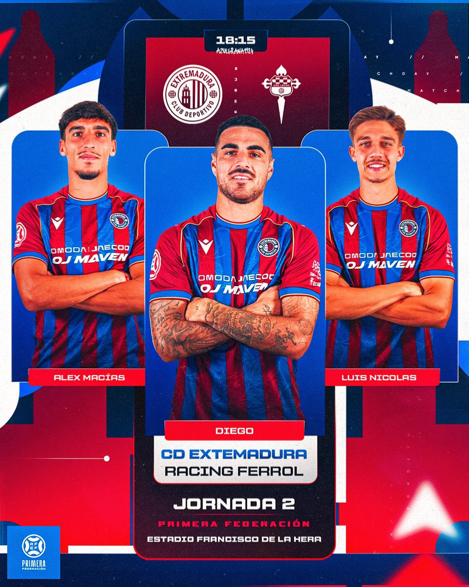 Azulgrana1924's tweet photo. JORNADA 2

🗓️ 06/09/26 
🆚 @racingferrolsad 
⏱️ 18:15h https://t.co/JFeHFpr5sZ