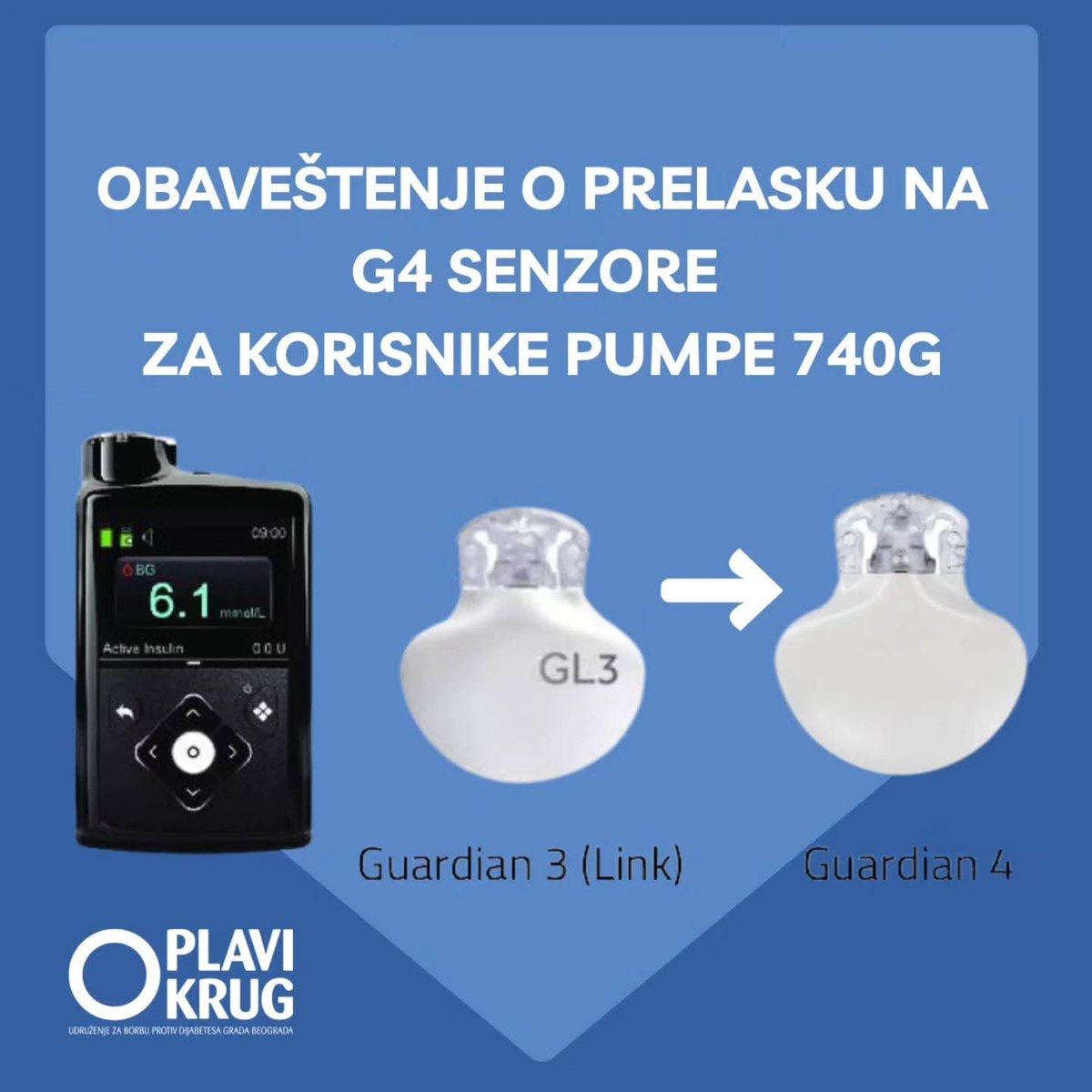 PlaviKrug's tweet photo. 📢Delimo važnu informaciju za korisnike MiniMed™ 740G sistema. 
👉 Za proveru kvalifikovanosti, dodatne informacije i naredne korake, obratite se direktno Medtronic Diabetes timu čiji kontakti se nalaze na poslednjem slajdu.
#plavikrug #dijabetes #insulinskapumpa #minimed #740g https://t.co/IdWYLWRI9k