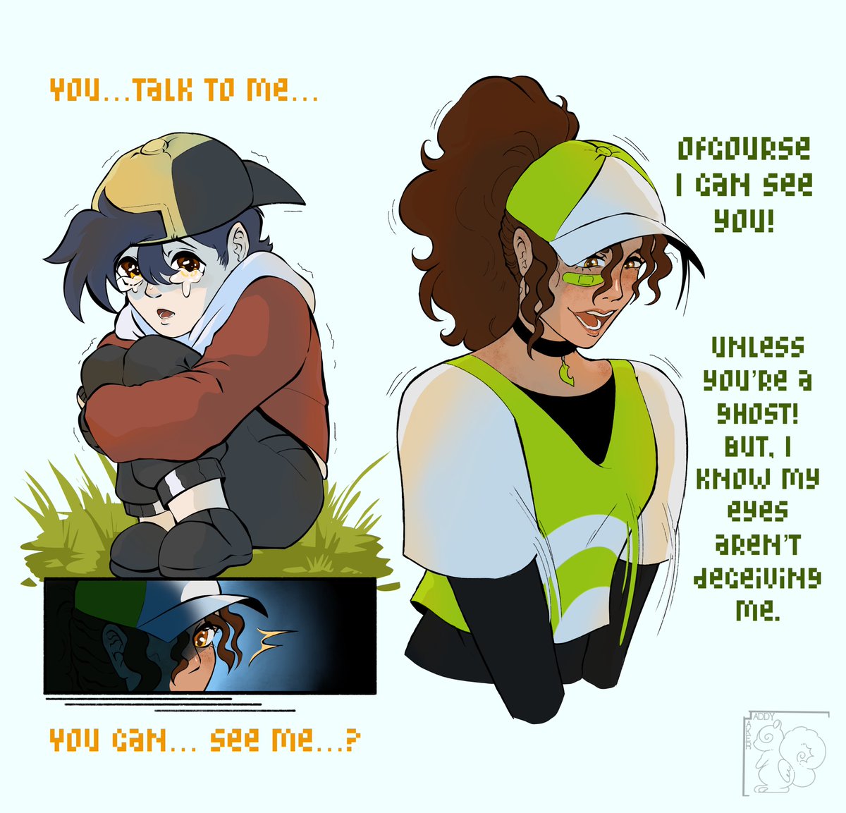 DumSquirli33's tweet photo. Nice to meet you (1/2)
This might be quite bad ahahah 😭😭😭 But here’s a little idea I had while fighting my demons. Welp, onto the angst… hehe…
#StuckSoul #strandedexpedition #pokepasta https://t.co/tx7oa40o2l