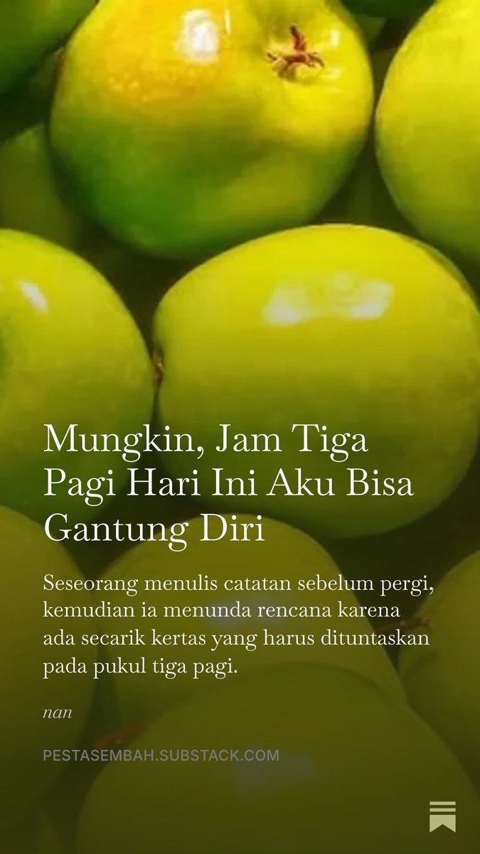 kucingitisme_'s tweet photo. versi substacknya apel hijau🍏

https://t.co/OVoDeZyOdS https://t.co/vzZj79jxJA