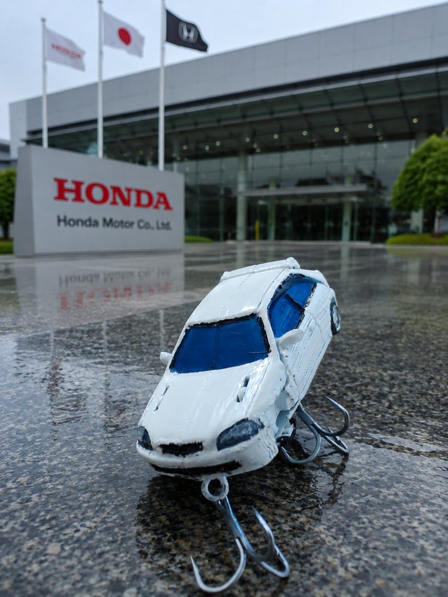 NaokiYAMAJI1's tweet photo. CarCrawler HONDA CIVIC TypeR クルマ形クローラーベイト
#CarCrawler
#バス釣り
#fishing
#自作ルアー
#honda
#civic
#TypeR
#ek9 https://t.co/3AwvL62A9o