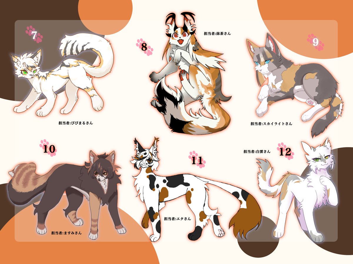 ChLt_MT219's tweet photo. 【三毛猫誰デザ】を開催させて頂きました‼️

15人も参加してくれてありがとうございます✨️
素敵な三毛猫さん達が集まりました！！

リプに回答シートがありますので
是非ご利用ください🐱🐾 https://t.co/0md3nPQknr