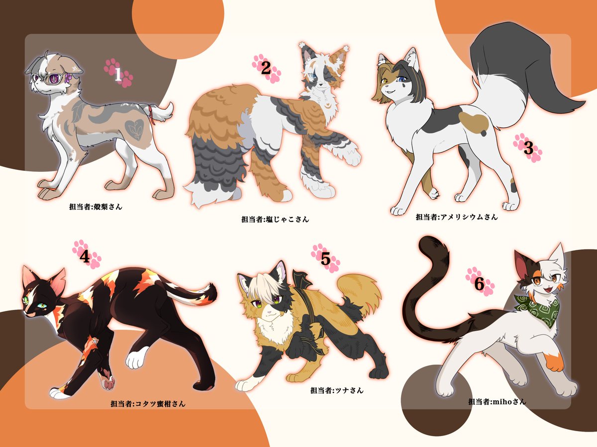 ChLt_MT219's tweet photo. 【三毛猫誰デザ】を開催させて頂きました‼️

15人も参加してくれてありがとうございます✨️
素敵な三毛猫さん達が集まりました！！

リプに回答シートがありますので
是非ご利用ください🐱🐾 https://t.co/0md3nPQknr