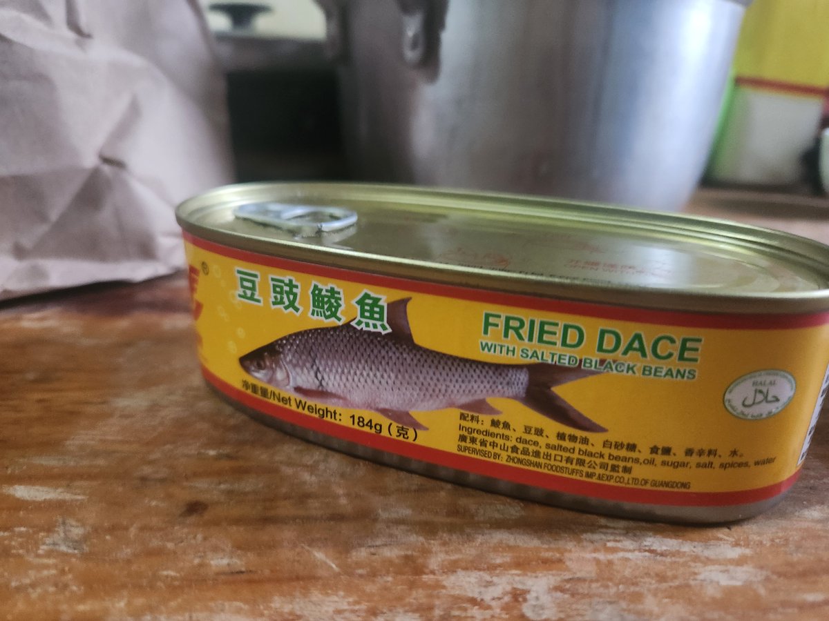 ZeliZeppy's tweet photo. No bnuyy today. Was busy cleaning cause the rain decided to give us mold. Also dead ass i thought this can of fish was surströmming https://t.co/JGPuFSdtyy