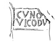 RomanBritainHQ's tweet photo. Cunoarda’s name reached South Shields on a Roman grinding bowl. A fragment of the stamp survived at the military port, far from Durobrivae where Cunoarda worked.

I love this because one chipped sherd turns a huge supply network back into a worker’s mark. I assembled these images around that clue, and the journey behind it is extraordinary.

The stamp links Cunoarda directly with the vicus of Durobrivae — the small Roman town around Water Newton, beside the River Nene.

The bowl was a mortarium, a gritty kitchen vessel for grinding and mixing food. Durobrivae’s potteries clustered beside the river and near Ermine Street, but fragile bulk pottery was expensive to move overland.

The wider finds make the likely route clearer: water transport out of the Nene Valley, then north along the east coast towards South Shields. (That little stamp is carrying an enormous story.)

We cannot prove the exact voyage of this one bowl, and I think that uncertainty matters. What survives is a chain linking a named potter, boat crews, porters and frontier cooks.

I’m amazed that Rome’s northern military machine comes into focus through something so ordinary: a battered kitchen bowl.
