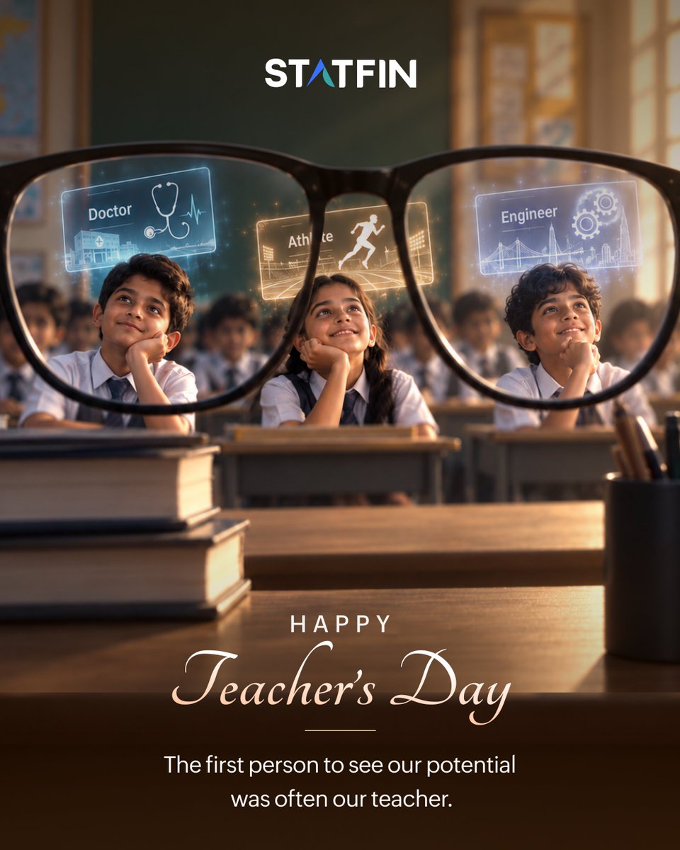 statfin_'s tweet photo. đ Great professionals are shaped by the values learned from great teachers. This Teacherâs Day, Statfin celebrates the mentors who inspire integrity, responsibility, discipline, and trust. đ±
#TeachersDay #Statfin #ShapingFutures https://t.co/DbYoWlUZFK