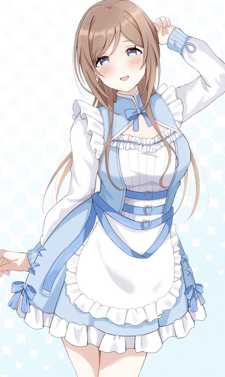 lyilu0214's tweet photo. 学マスポップアップストア衣装の莉波お姉ちゃん
水色のフリフリ衣装可愛い😙 https://t.co/sZ5qd91zqW