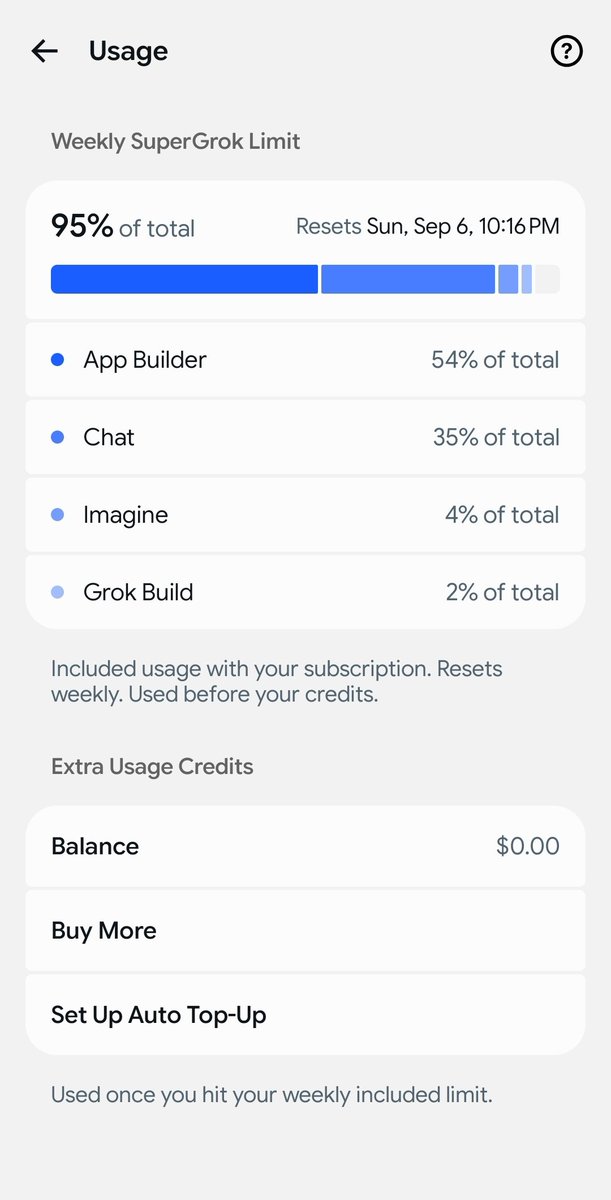 ralphilius's tweet photo. Grok Build on the mobile app is now my favorite on-the-go workflow (after @bot).

Building from my phone actually works.

One thing I keep wishing for: separate sessions so I don’t burn context tokens every time I switch projects.

@grok @SpaceXAI @Baconbrix https://t.co/VCaujuLwPs