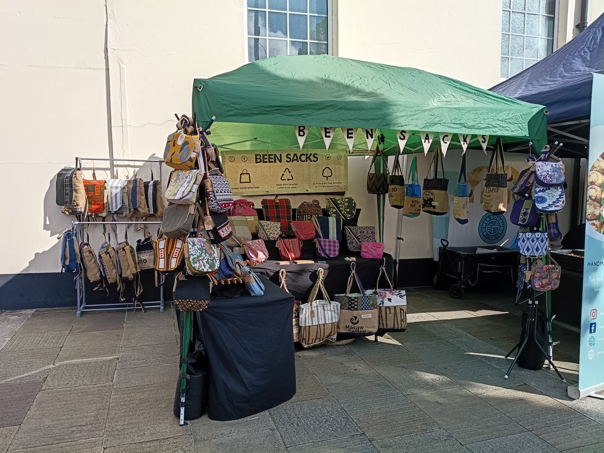 BeenSacks's tweet photo. All set up and ready for the Our Aberdare Food and Craft festival. Loads of fab stalls here.
So pop along and say hi shwmae if you're in the #aberdare area.
#MHHSBD https://t.co/lbgXvAlOVj