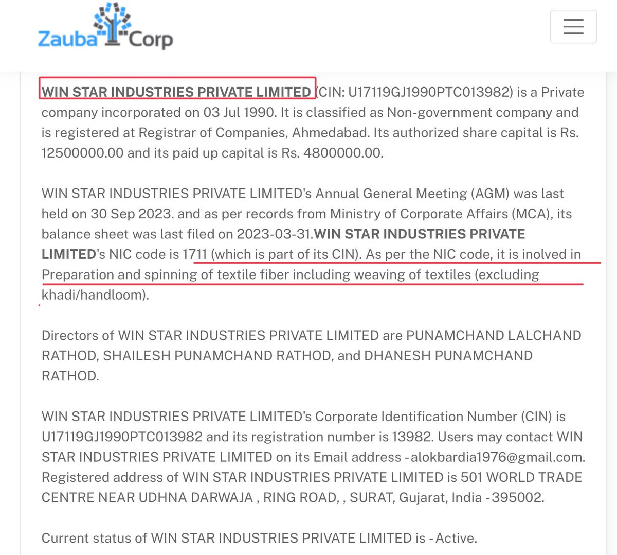 Dr_ArvindB's tweet photo. Borana Weaves giving loan to an Unrelated company of 5 crore ! But Why?
The receiving company is in a same line of business! https://t.co/jbQ4t3W03J