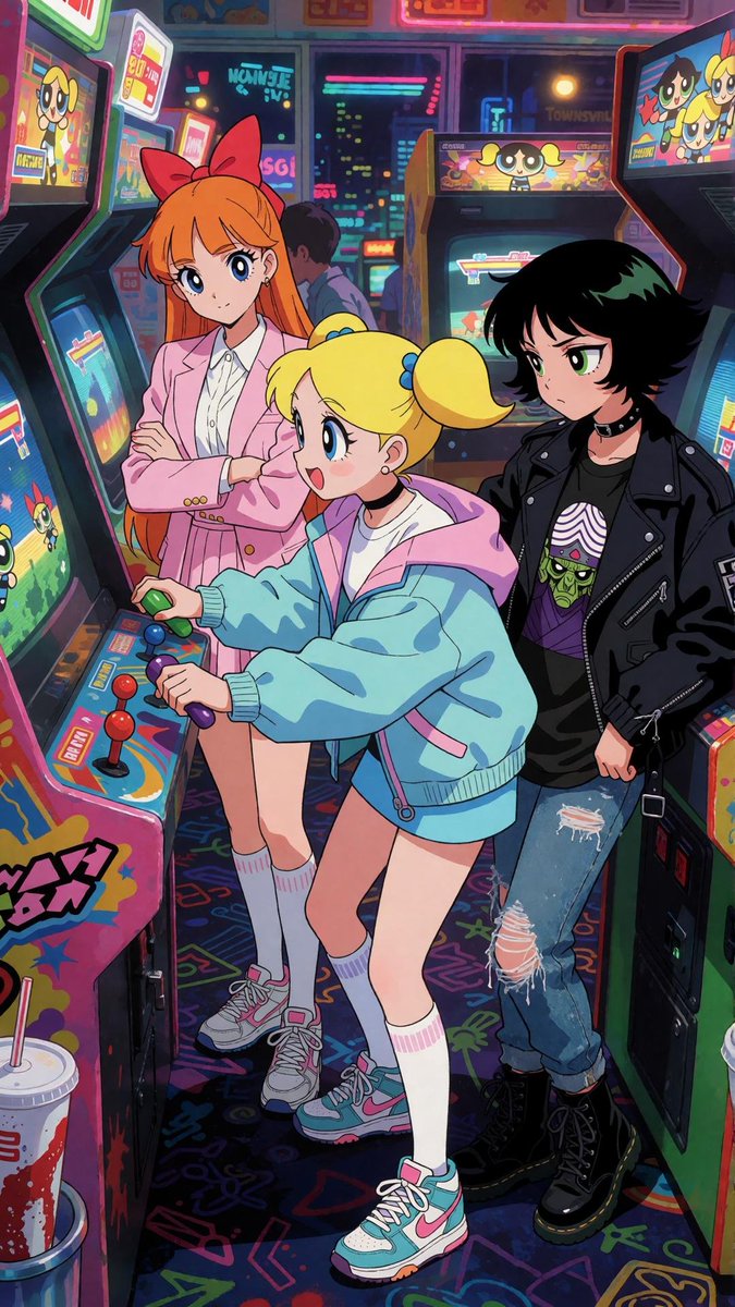 GuruWallpaper1's tweet photo. These were the ingredients chosen to create the perfect little girls. https://t.co/dnzb84wTve