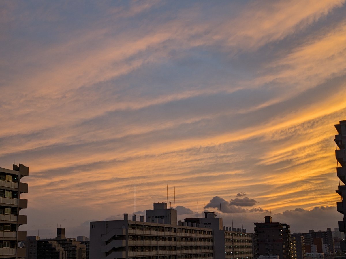 YOyhmeGP8gha07W's tweet photo. 9月5日午後5時以降から東京東部から見て埼玉や東京湾や西の方向見たら明らかに地震を予感する雲が出ました。正直久々に震えましたね。 https://t.co/4CSe7ovPlW