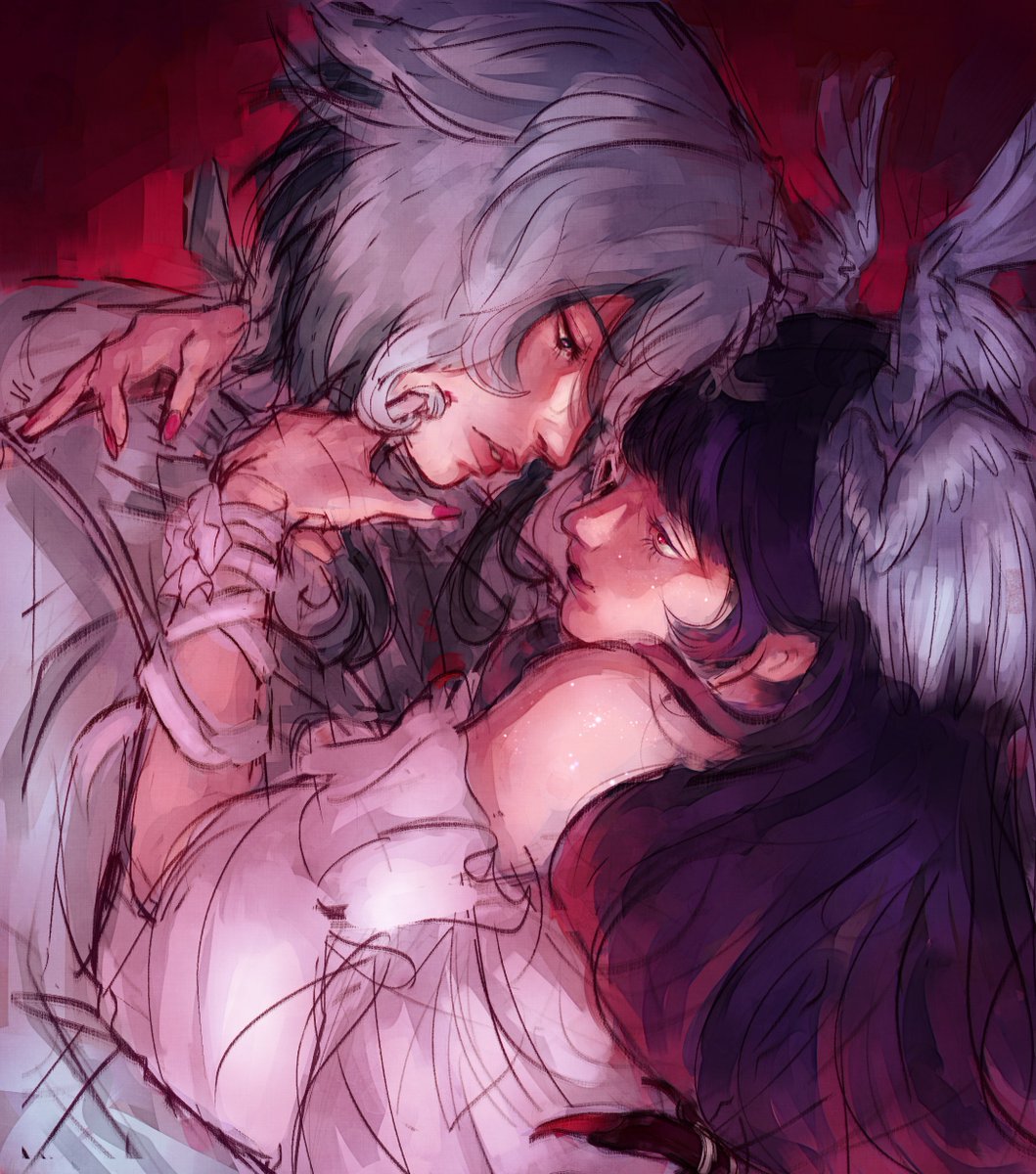 sappho_draws's tweet photo. tfw your horrible entity girlfriend yearns to be close to you but you find out that it’s not because she wants you but because youre easy access to her all consuming  hyperfixation on human biology

#GenshinImpactㅤ #arlechinno #columbina #arlebina #fanoncolumbina https://t.co/T8hINVFygY