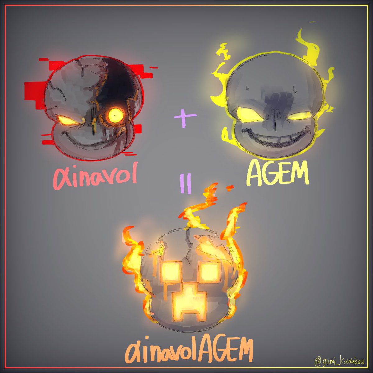 gumi_kawaisou's tweet photo. 再
いまクソコスト高いAUの描いてるからそれまでのつなぎとしてご査収ください🙇
#undertaleAU https://t.co/CQfszIR5su