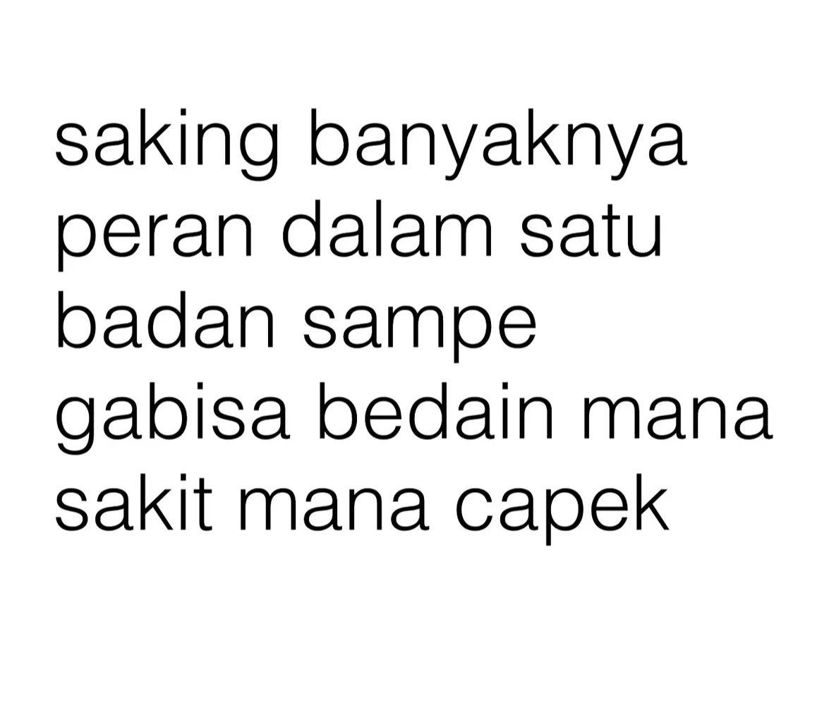 Inaarich's tweet photo. huhu truee :( https://t.co/8nPczsRZjY