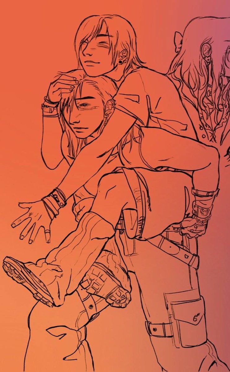 vOo_do0_'s tweet photo. Modern AU 🌟
#FF7 https://t.co/gmnyR9hfzF
