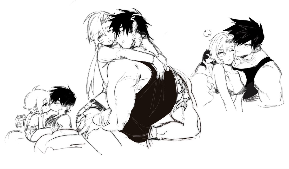 goodnightkigen's tweet photo. The kind of guy to make his girl sit on his back while doing push ups (you have to cheer him on) https://t.co/PL27aNj3ku