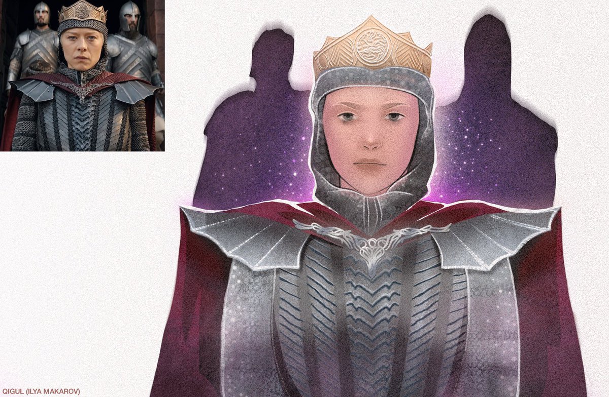 qigllll's tweet photo. Finally finished! What do you think?
#Houseofthedragon
#rhaenyra
#hotd
#hotdfanart https://t.co/O2vXRpMBuq