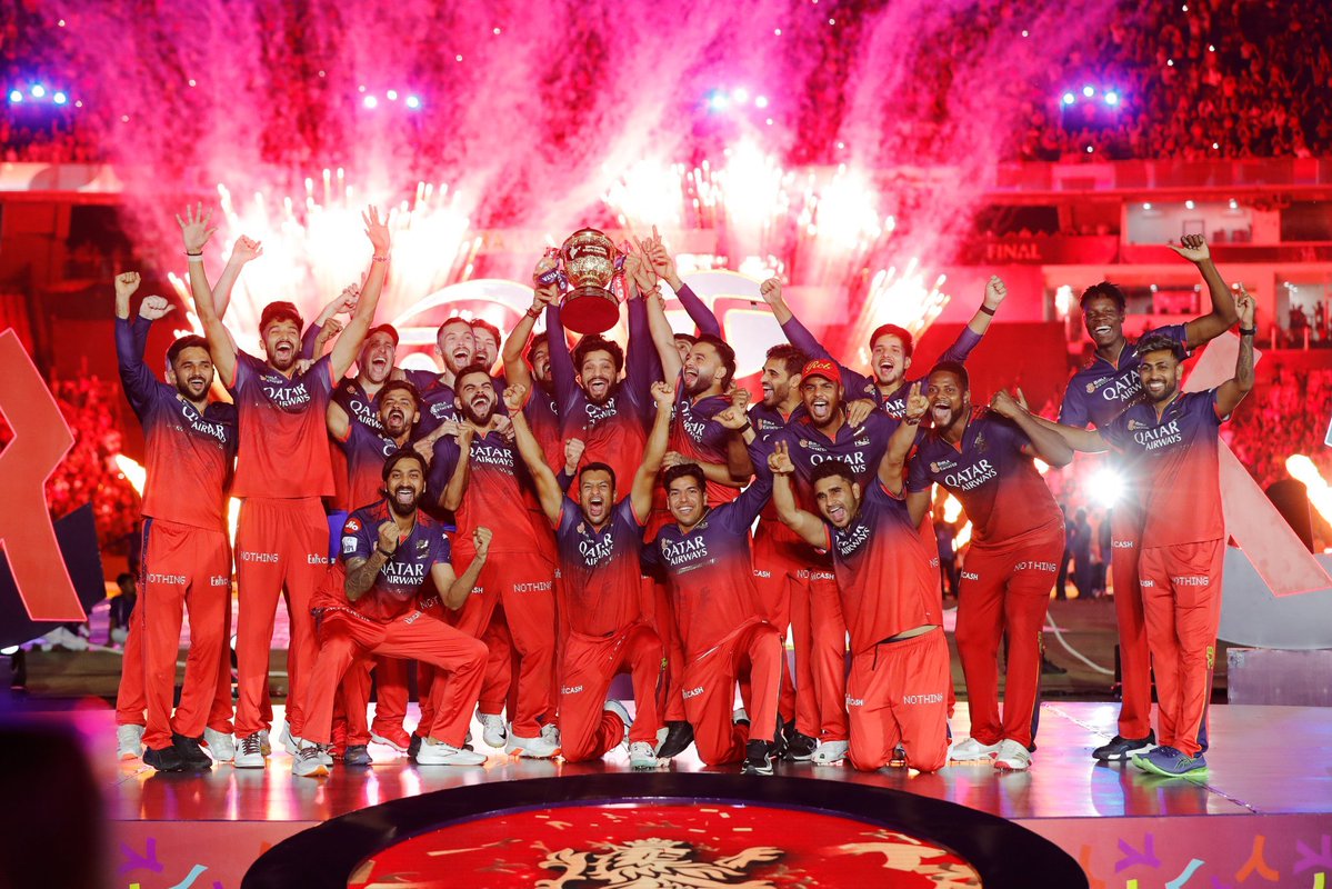 himanii_68's tweet photo. 🚨 GREAT NEWS FOR RCB FANS 🔥

- New RCB chairman Aryaman Birla has confirmed that the team’s full name — Royal Challengers Bengaluru — will not change. 🥹❤️ https://t.co/4u0bf7mYwB