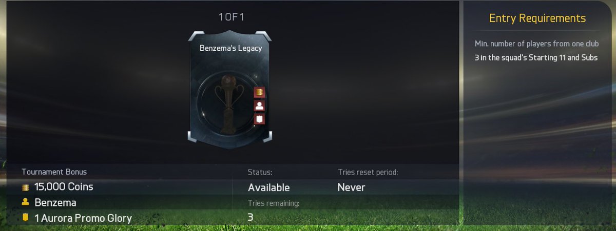 Aurora_FUT's tweet photo. Later today, we will be giving a full break down of the roadmap / plan for Aurora. We will also be releasing a tournament with a custom Flash-forward Benzema. More details will be announced later in our discord. https://t.co/Vzr7mZJrNb (Tournament Bonus’ are not finalised in ss) https://t.co/jdvBX749q9