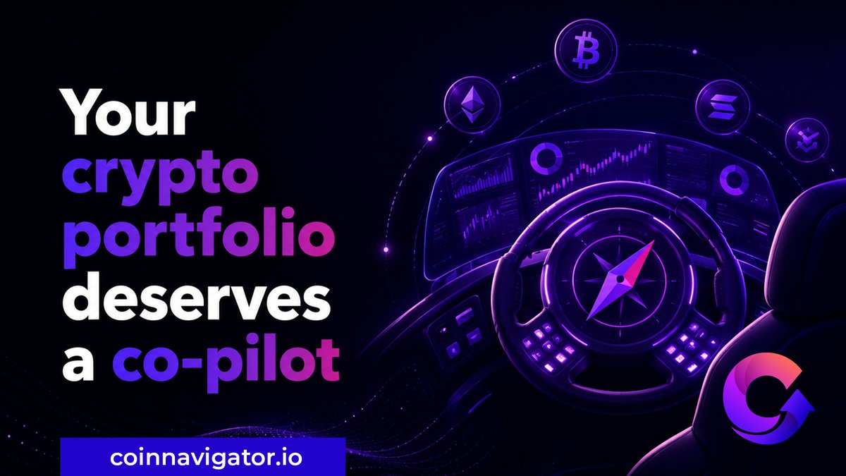 CoinNavigator1's tweet photo. 🚗 Your crypto portfolio deserves a co-pilot.

💨 #CoinNavigator monitors on-chain risk behaviors + real-time market trends.

🛡Smart decisions start with complete data. Stay ahead. Stay safe.

$CNG https://t.co/D5wmT4NaVw