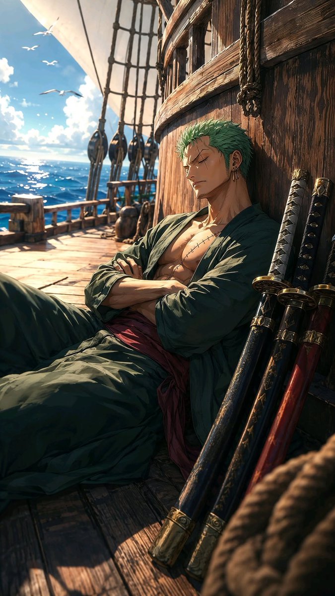 GuruWallpaper1's tweet photo. A sunny day in the Thousand Sunny ship ⛵✨⚓ https://t.co/rSV9afqyQ2