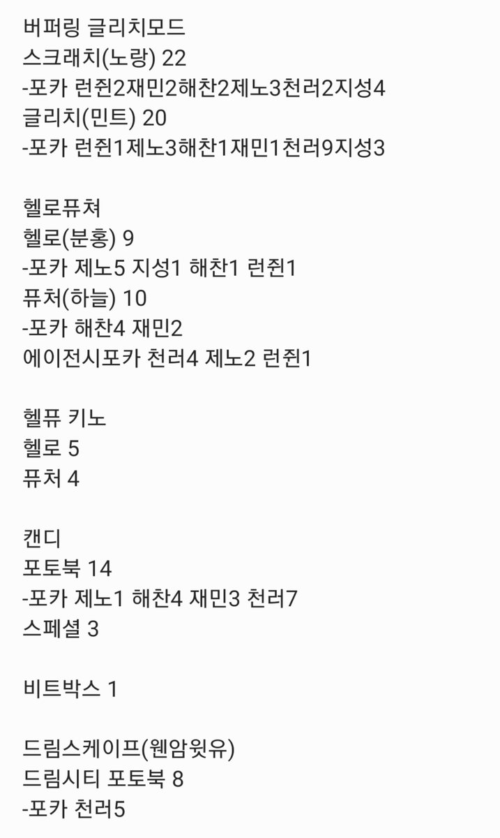 dohgoods10's tweet photo. 엔시티드림 , NCT 단체,  SMCU 개봉 앨범 팔아요

✔️ 기본은 포카 제외 구성품 (헬퓨 접지X)
✔️포카 추가시 추가금 (0.05~0.15)

포토북,쥬얼 each 0.1
키노 each 0.2
캔디 스페셜 each 0.5

수량은 사진 참고
(마��� 포카도 있음)

디엠이나 옾챗주세요!
https://t.co/IYtCpmpDJy https://t.co/nkXmfMRYqb
